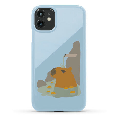 Capybara Hot Spring Phone Case
